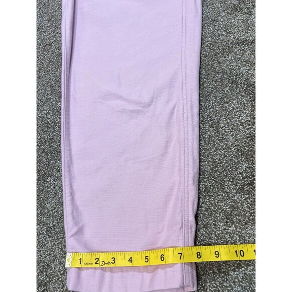 J. Crew Women’s Cotton Pants High Rise Pink Garment-Dyed Foundry Size 12 - Picture 8 of 15